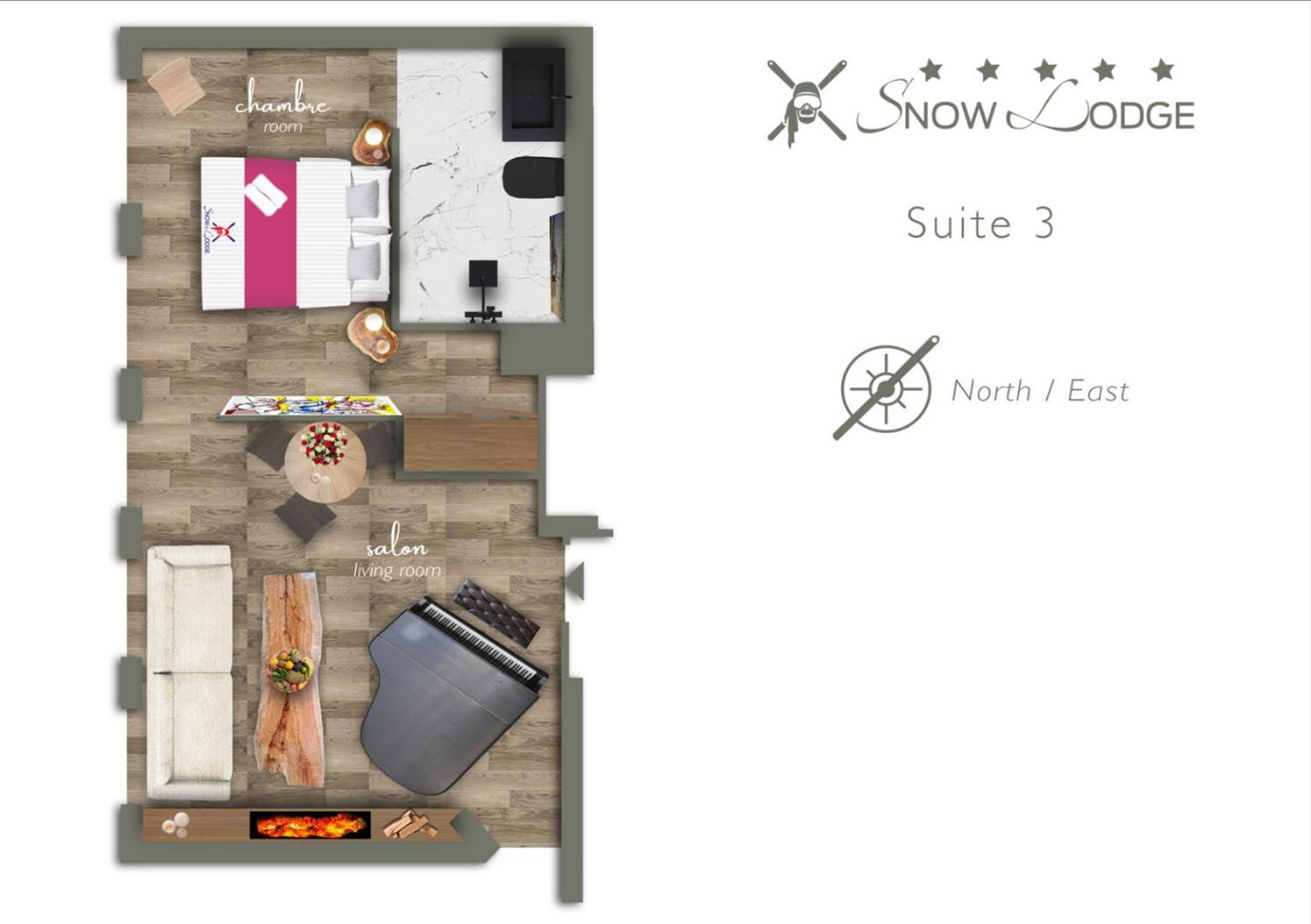Snow Lodge Hotel Courchevel 1850 Ngoại thất bức ảnh